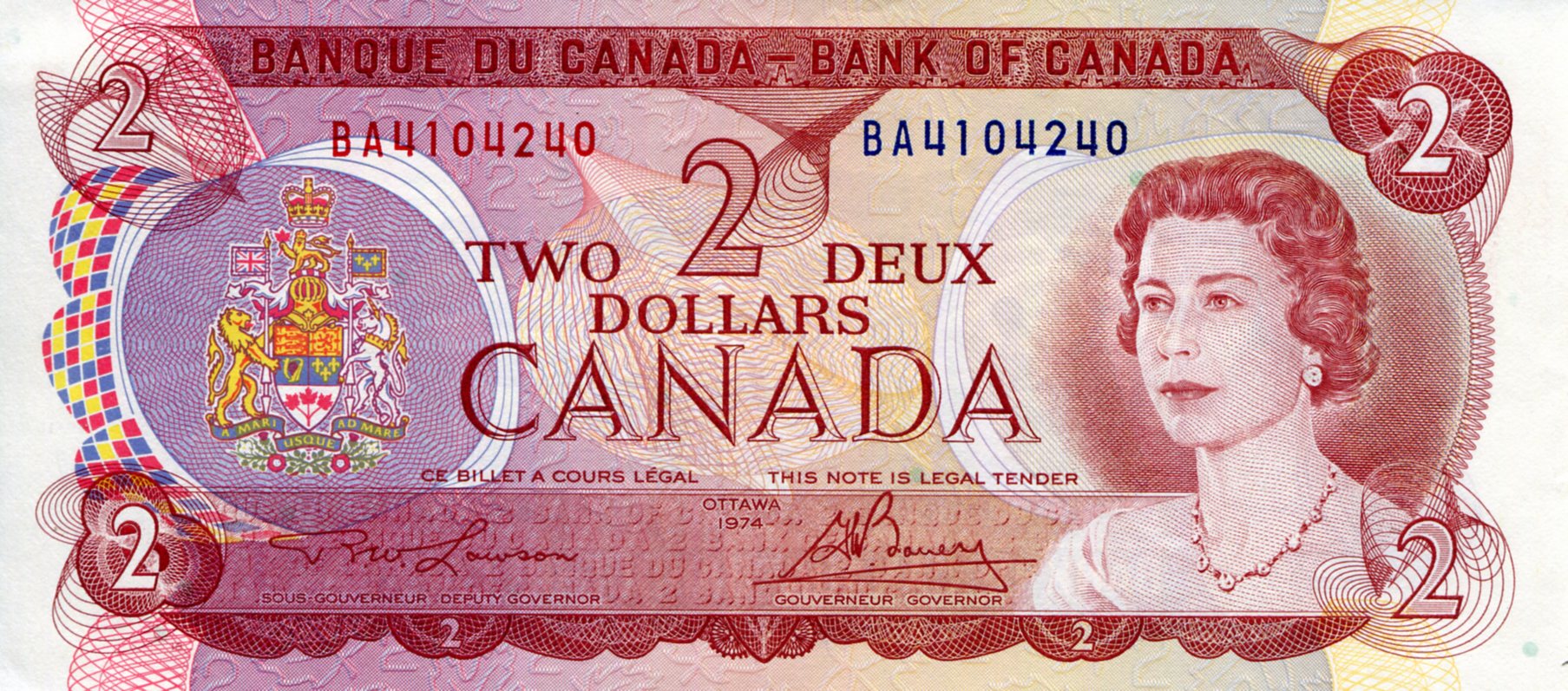 Canada 2 Dollar UNC pick #: 86a