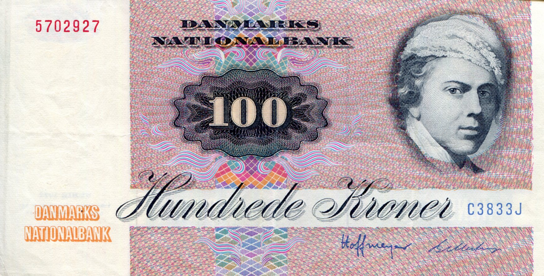 Denmark 100 Kroner VF (See large scan) pick #: 51i