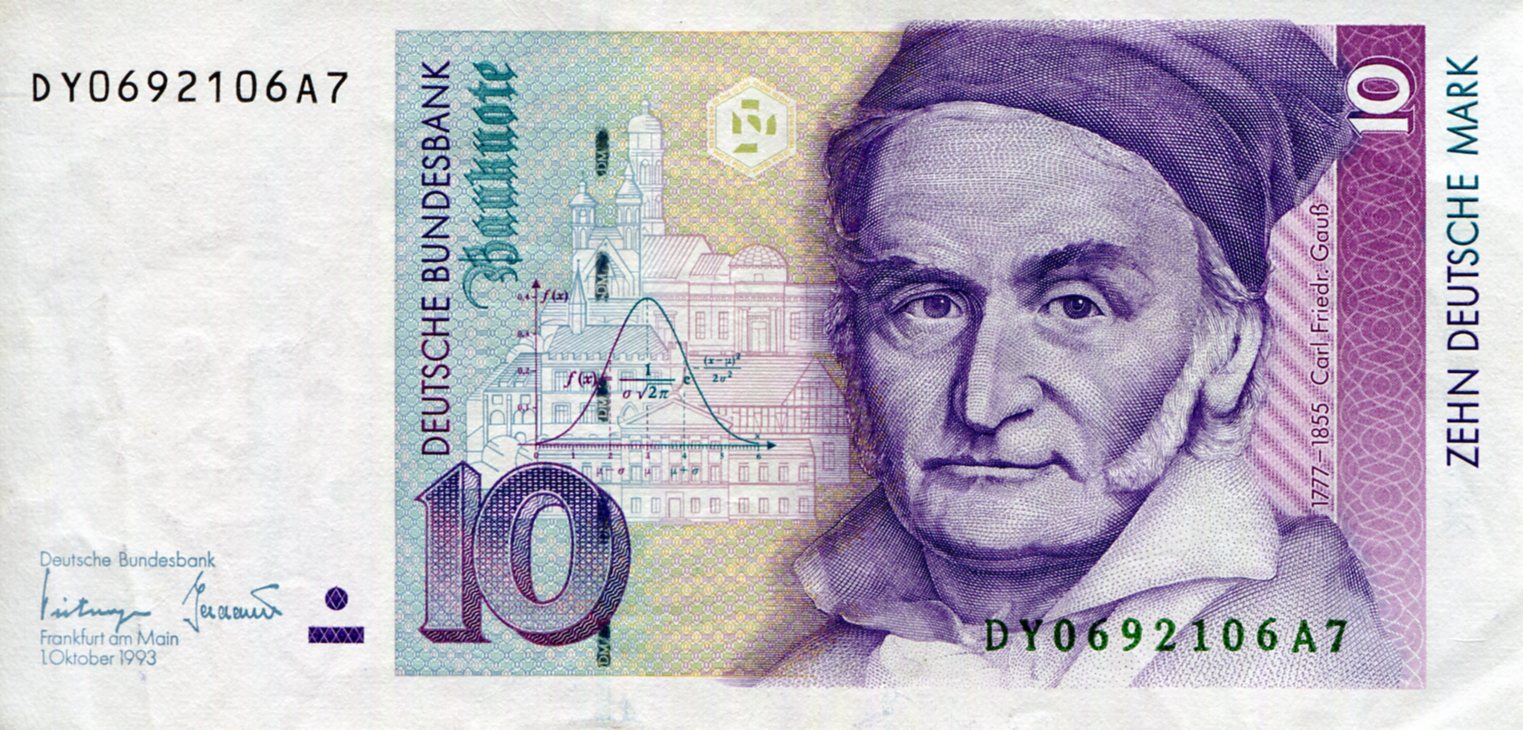 Germany, West (FDR) 10 Deutsche Marks XF (see large scan) pick #: 38c