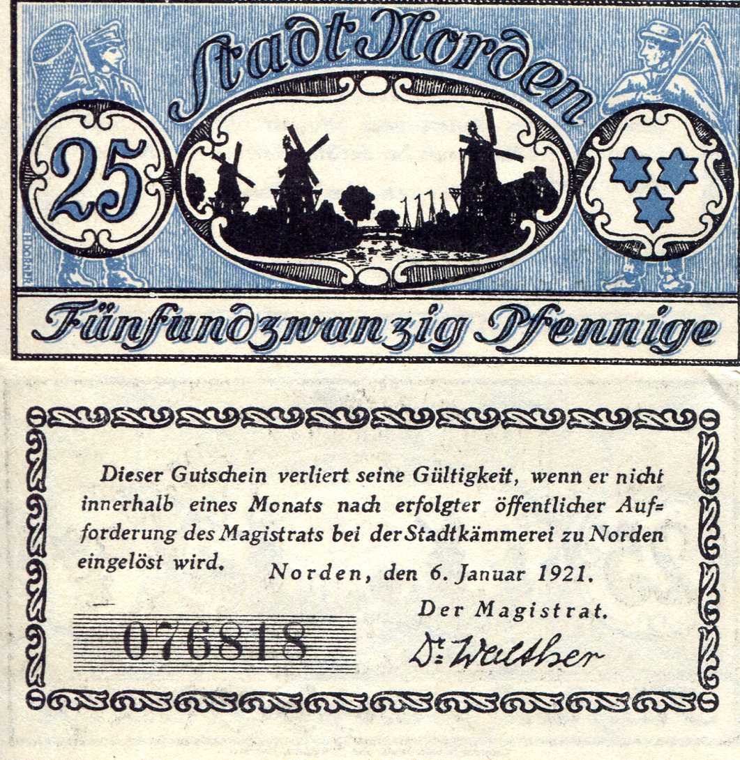 Germany - Notgeld 25 Pfennig XF pick #: NP