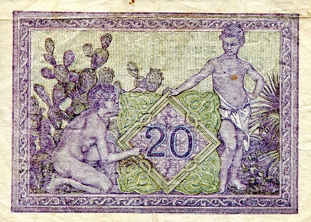 Algeria 20 Francs VF/F (see large scan) pick #: 92