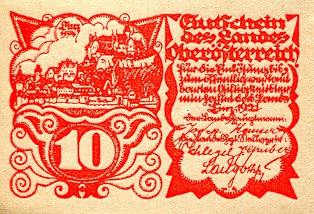 Austria (Regional) 10 Heller Pick Number: s119a UNC Banknote