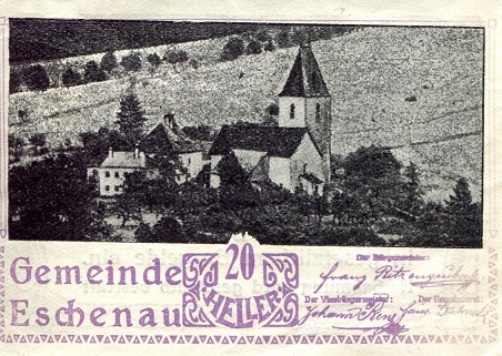 Austria (Regional) 20 Heller Pick Number: NP UNC Banknote