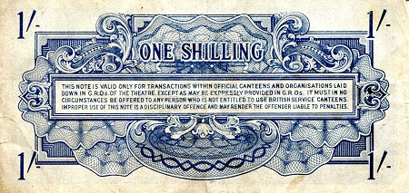 Great Britain 1 shilling VF/F (see large scan) pick #: m11a