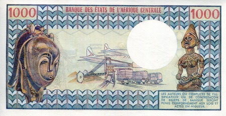 Chad 1,000 Francs UNC pick #: 3b