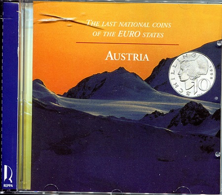 Austria 10 - 10 Groschens - Shillings Coins - Gem (CD Case has large crack on front) Coin