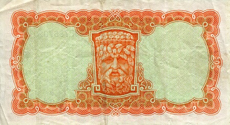 Ireland (Eire) 10 Shillings VF/F (see large scan) pick #: 63a