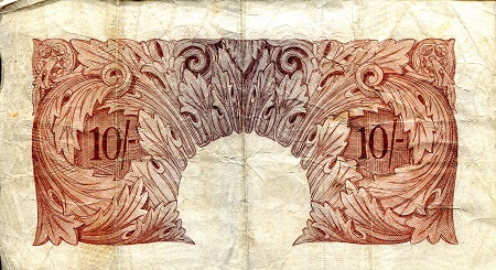 England 10 Shillings VG (see scan) Written on pick #: 368b