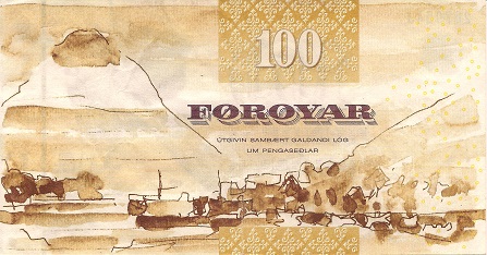 Faeroe Islands 100 Kronur VF pick #: 25