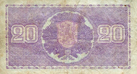 Finland 20 Markkaa VG (See large scan) pick #: 71