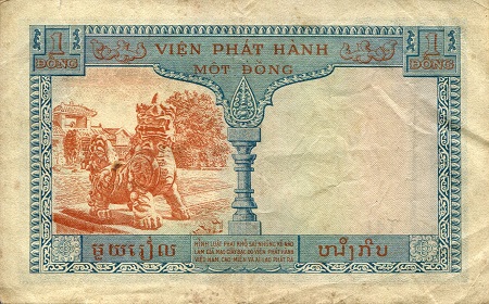 French Indochina 1 Piastre VF/F (see large scan) pick #: 105a