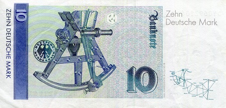 Germany, West (FDR) 10 Deutsche Marks XF (see large scan) pick #: 38c