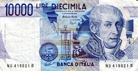 Italy  10,000 Lire Pick Number: 112c F/VG (see scan) Banknote
