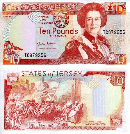 Jersey 10 Pound Pick Number: 28a UNC  Banknote