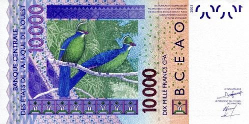 Mali 10,000 Francs UNC pick #: 418Df
