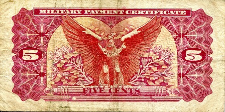 USA - Military 5 Cents F/VF (see large scan) pick #: m91r
