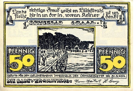 Germany - Notgeld 50 Pfennig XF pick #: NP