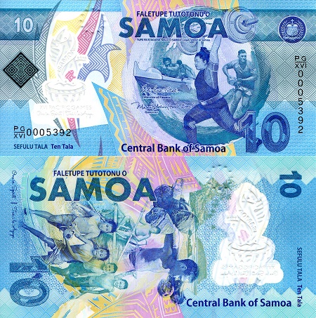 Samoa 10 Tala Pick Number: New UNC Banknote