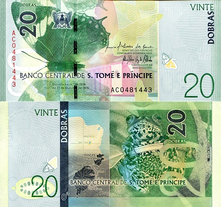 Sao Tome (Saint Thomas & Prince) 5 - 200 Dobras UNC pick #: New
