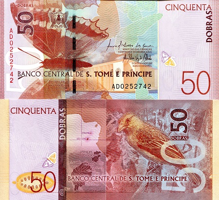 Sao Tome (Saint Thomas & Prince) 5 - 200 Dobras UNC pick #: New