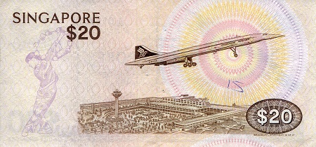 Singapore 20 Dollars VF (see large scan) pick #: 12