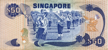 Singapore 50 Dollars VF (see scan) pick #: 13b