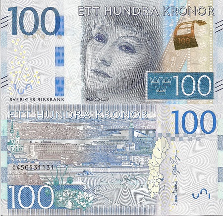 Sweden 100 Kronor Pick Number: 71 UNC Banknote