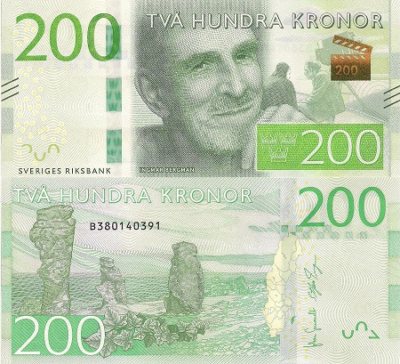 Sweden 200 Kronor Pick Number: 72 UNC Banknote