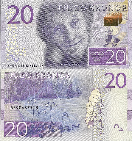 Sweden 20 Kronor Pick Number: 69 UNC Banknote