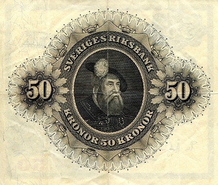 Sweden 50 Kronor F (see scan) pick #: 47a