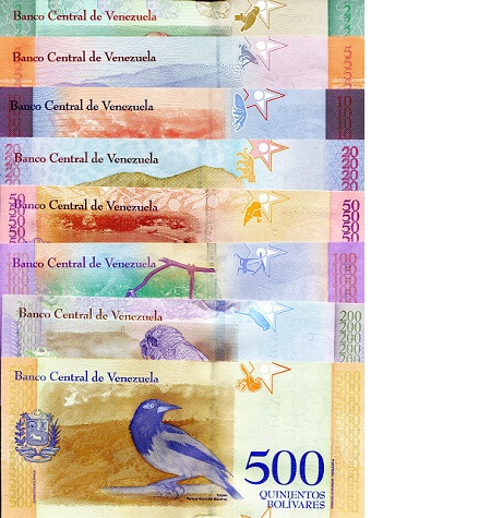 Venezuela  2 - 500 Bolivares UNC pick #: 101 - 108