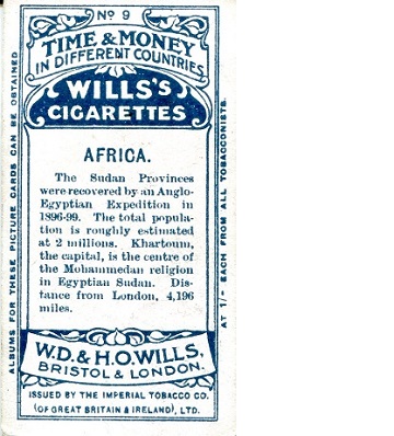 Wills Cigarette Card
