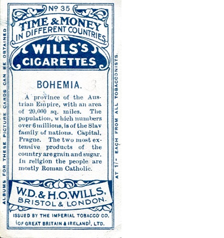 Wills Cigarette Card