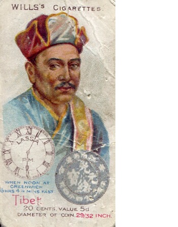 Tibet  Wills Cigarette Card Fair