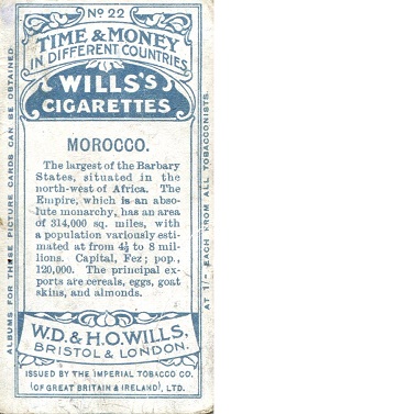 Wills Cigarette Card