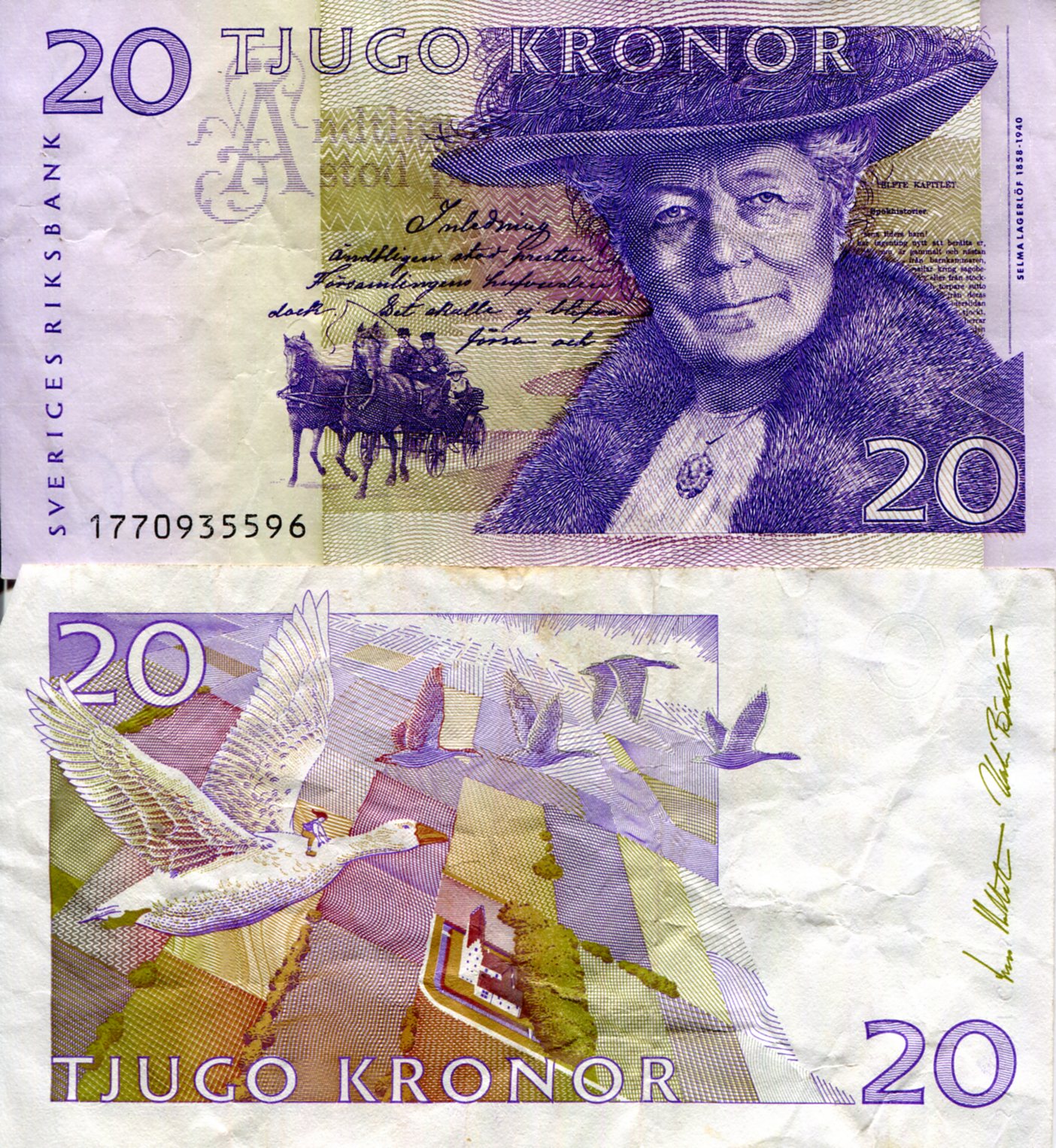Sweden 20 Kronor VG (See large scan) pick #: 63c
