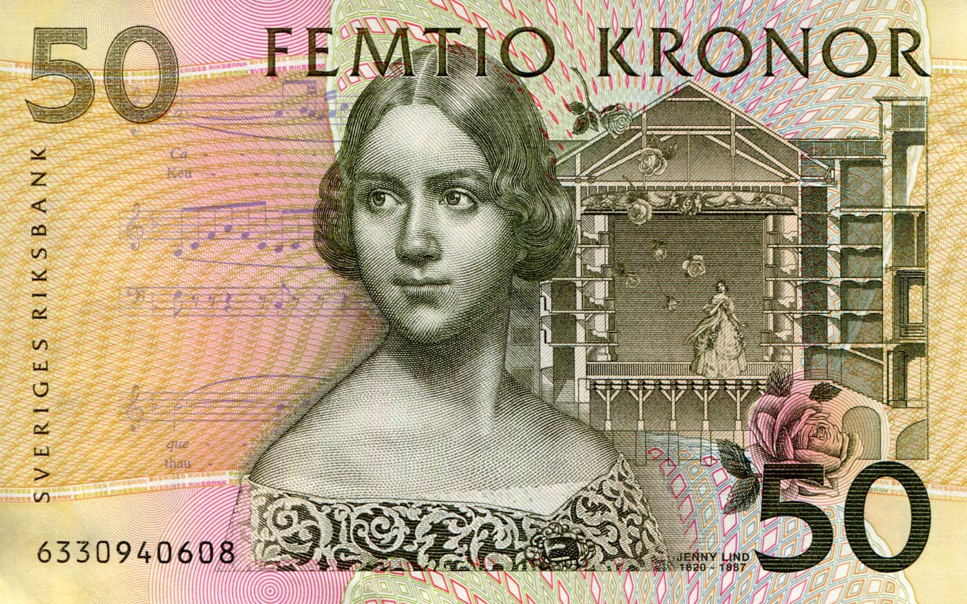 Sweden 50 Kronor aUNC (Small crimp BLH corner) pick #: 62a