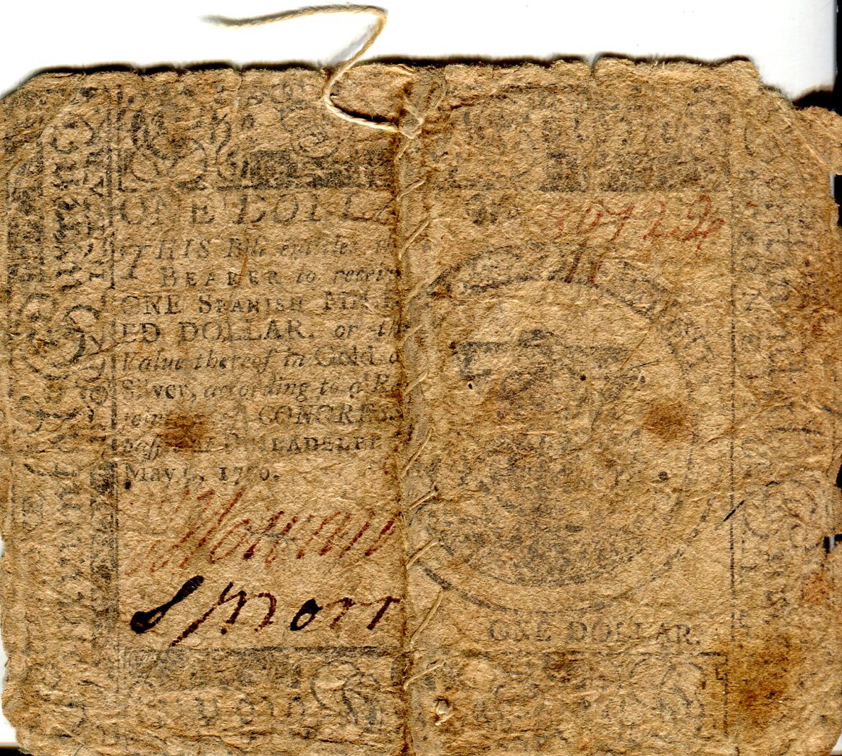 USA - Memorabilia & Miscellaneous items 1 Dollar Poor (halves sown together) pick #: S131