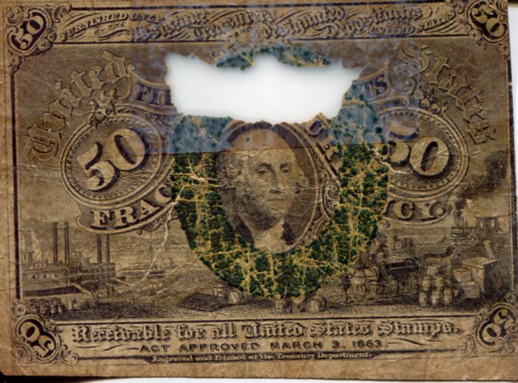 USA - Fractional Currency 50 Cents Poor (See large scan) pick #: 104a (I believe)