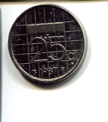 Netherlands 25 Cents See Scan