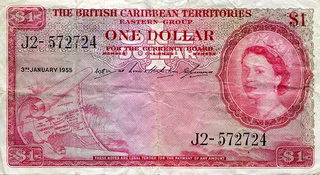 British Caribbean Territories Dollars banknotes