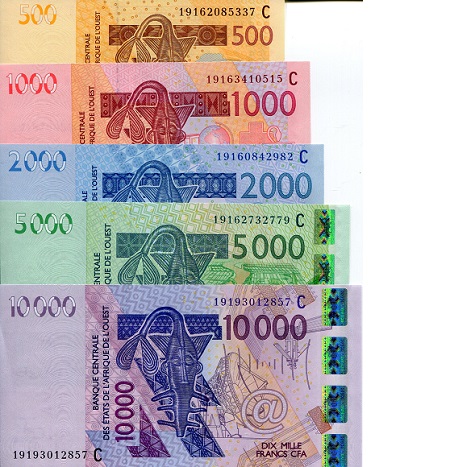 Burkina Faso 500 - 10,000 Francs Pick Number: New UNC Banknote