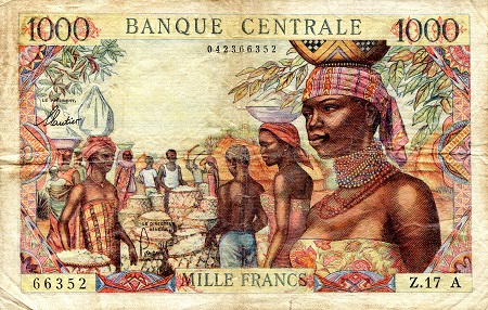 Equatorial African States Francs banknotes