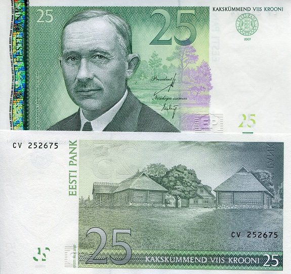 Estonia  Krooni banknotes
