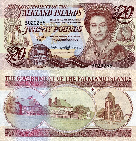 Falkland Islands Pound and Shilling banknotes