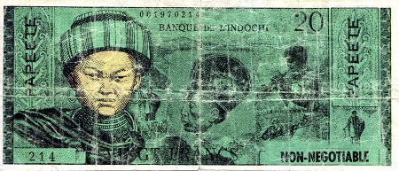 French Indochina Piastres and Cents fun notes