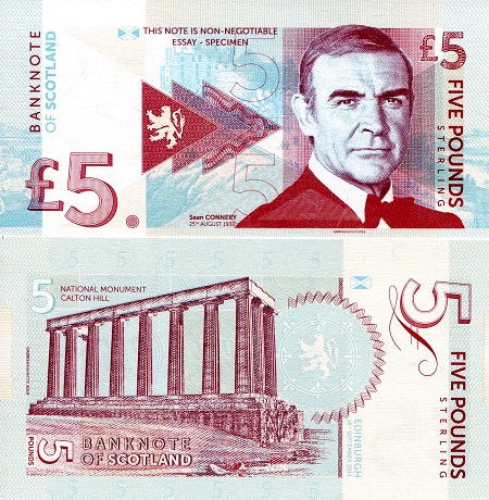 Scotland Pound fun notes