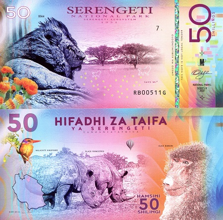 Tanzania Shillings fun notes