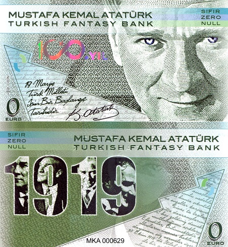 Turkey Lirasi fun notes