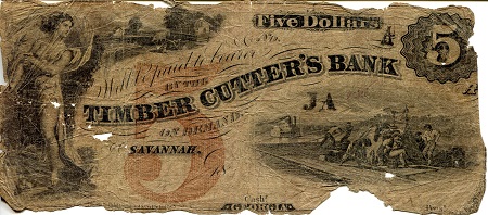 USA - Local Currency and Scrip 5 Dollars Pick Number: NP Poor (see scan) Banknote